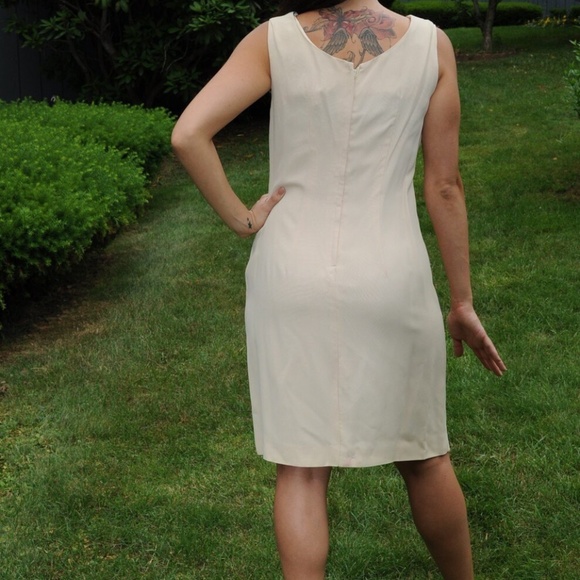 Gold Dress and Coat NWT vintage size M - Picture 3 of 4